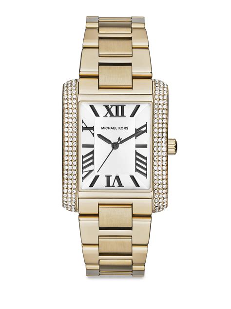 Michael Kors Women Rectangle Wristwatches for sale 